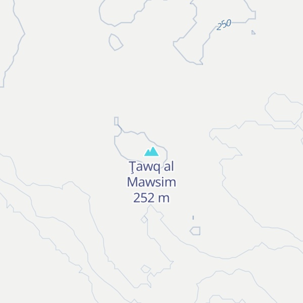 Map of Ţawq al Mawsim