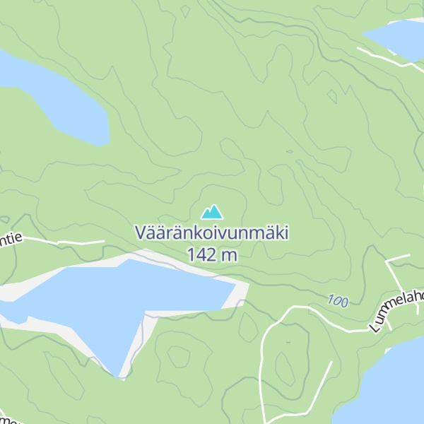 Map of Vääränkoivunmäki