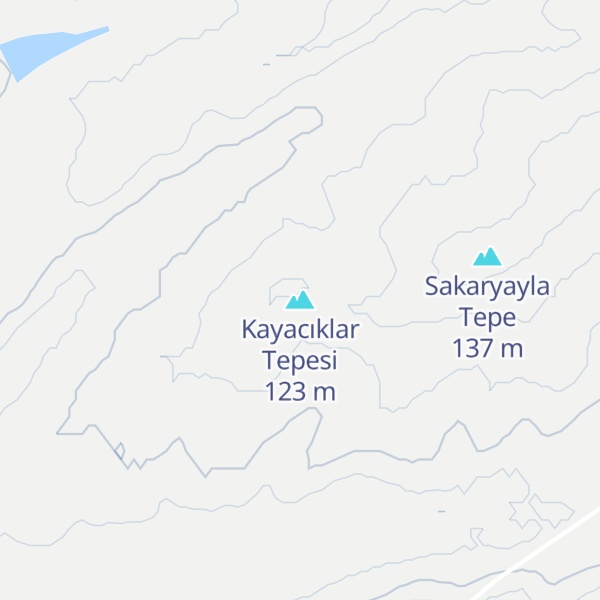 Map of Kayacıklar Tepesi