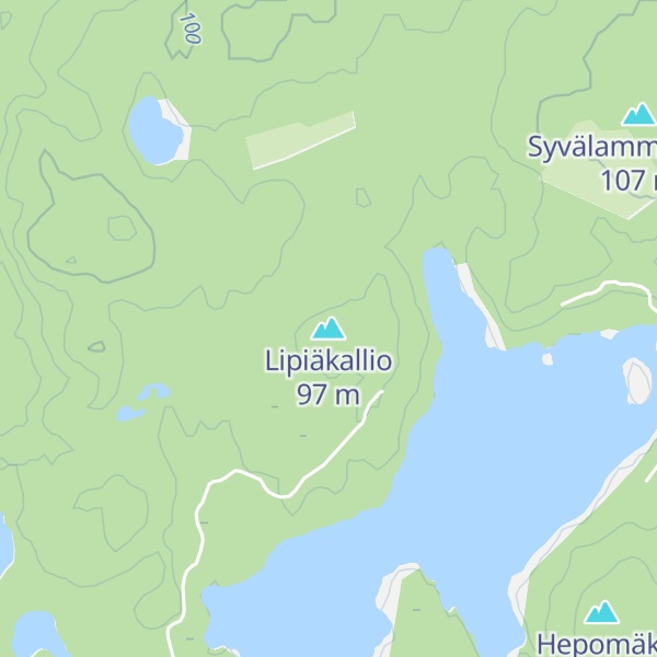 Map of Lipiäkallio