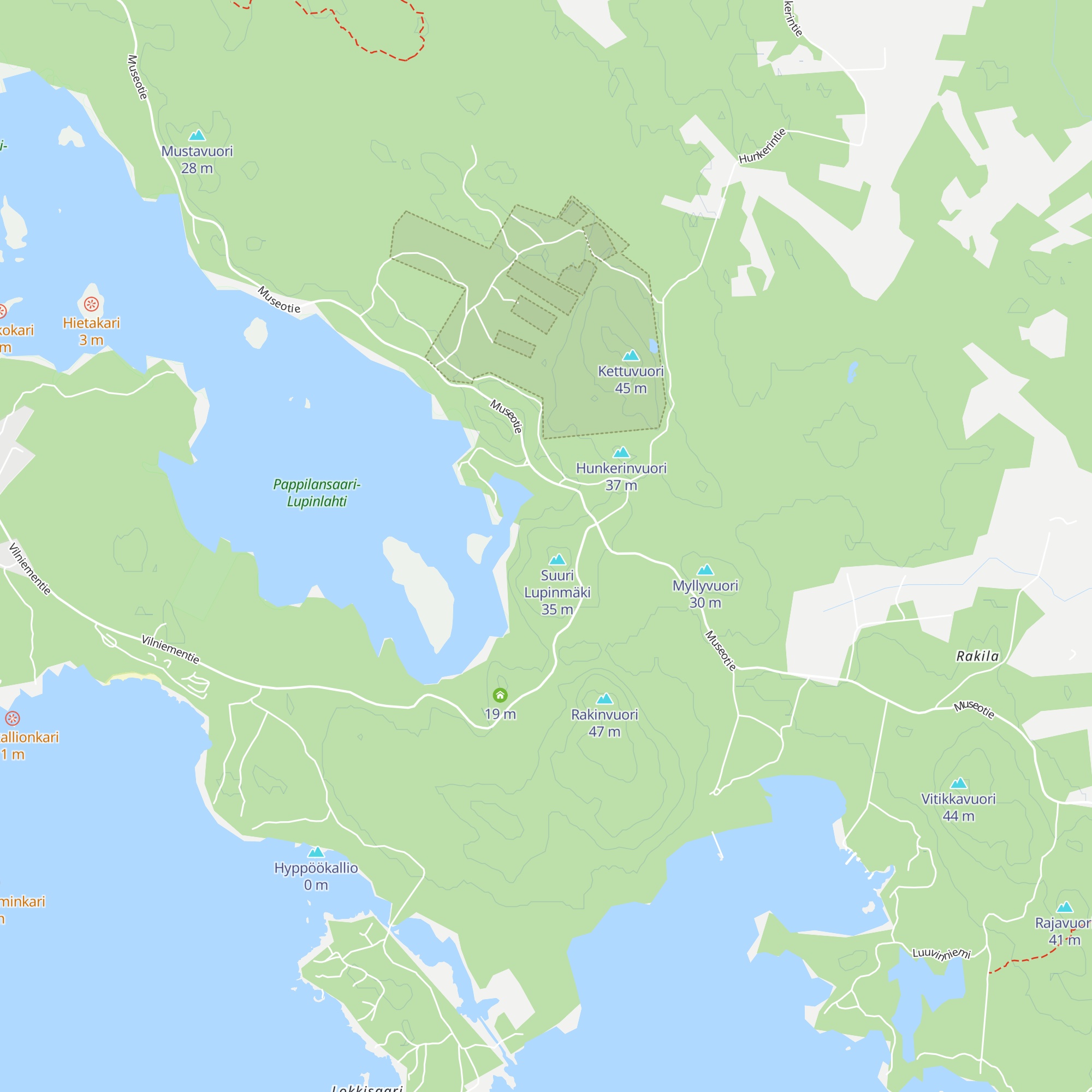 Suuri Lupinmäki map