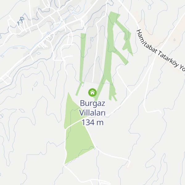 Map of Burgaz Villaları