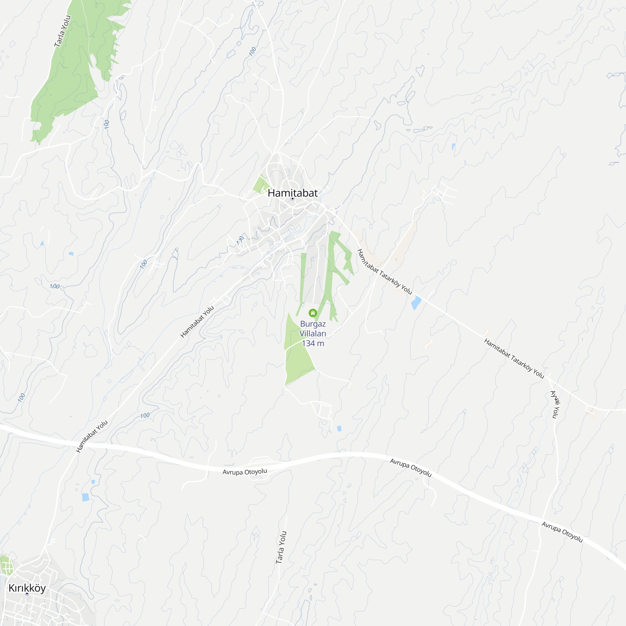 Burgaz Villaları map