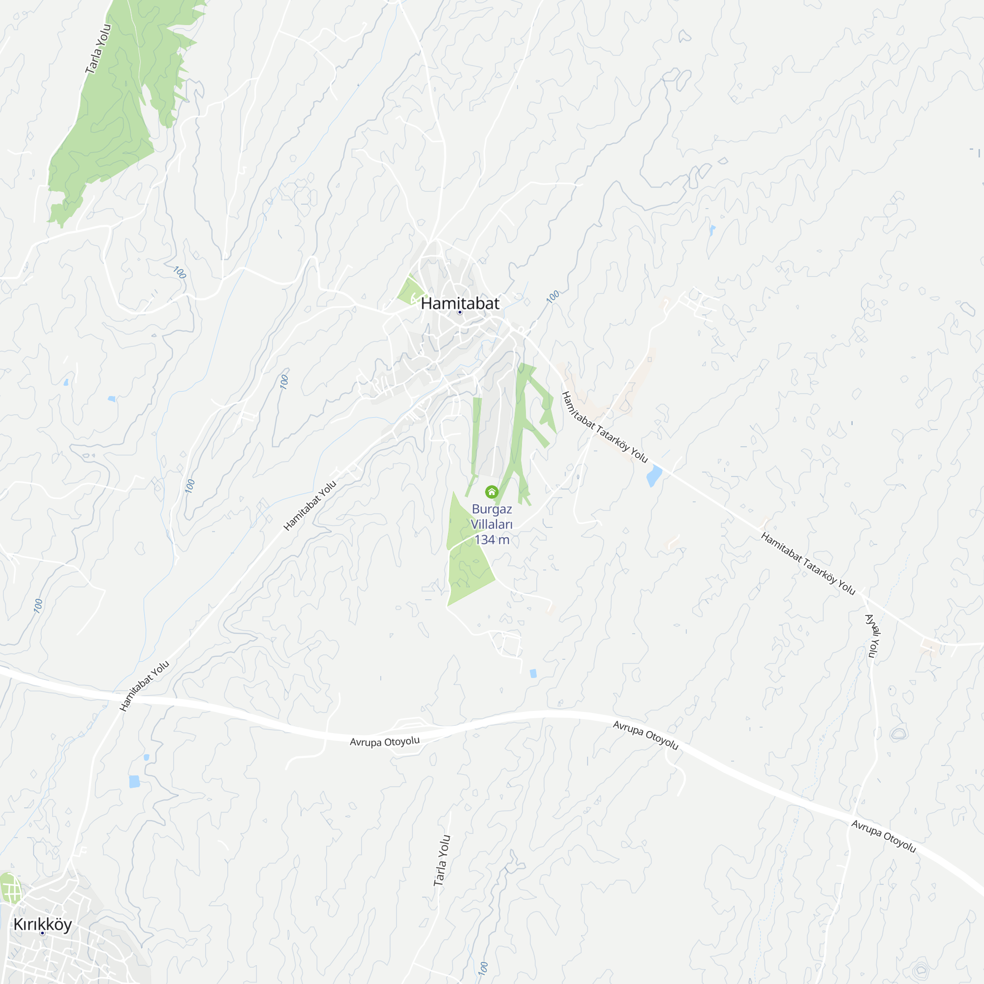 Burgaz Villaları map