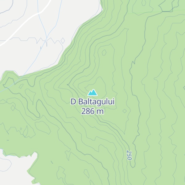 Map of D Baltagului