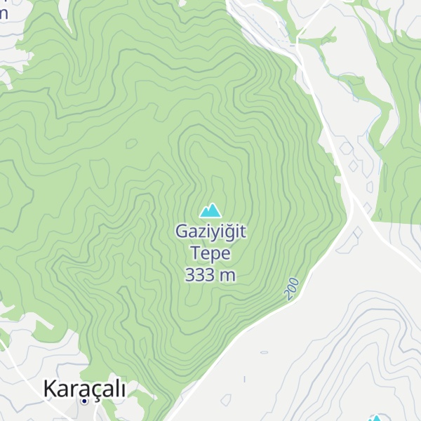 Map of Gaziyiğit Tepe