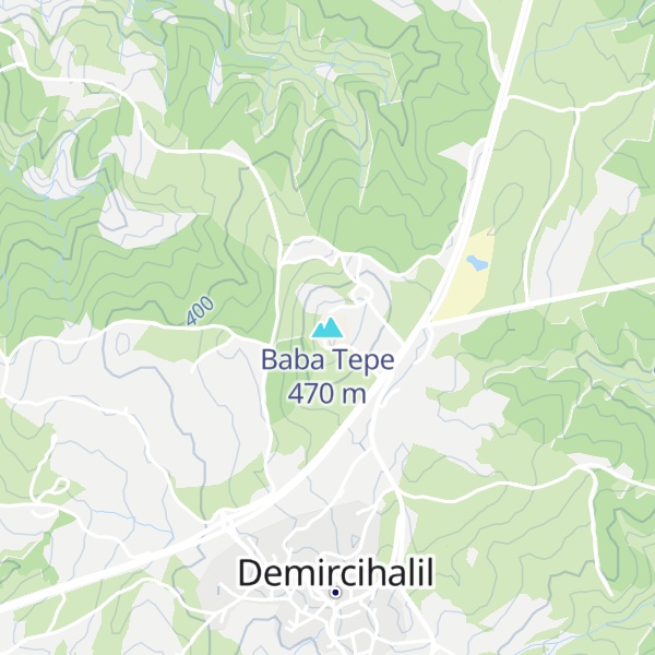 Map of Baba Tepe