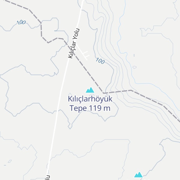 Map of Kılıçlarhöyük Tepe