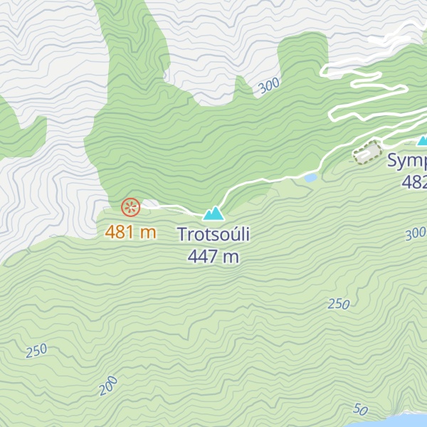 Map of Trotsoúli
