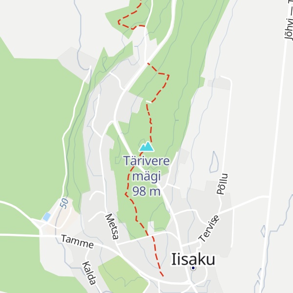 Map of Tärivere mägi