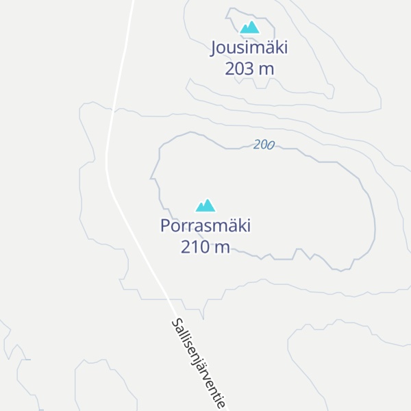 Map of Porrasmäki
