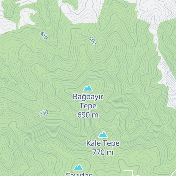 Map of Bağbayır Tepe