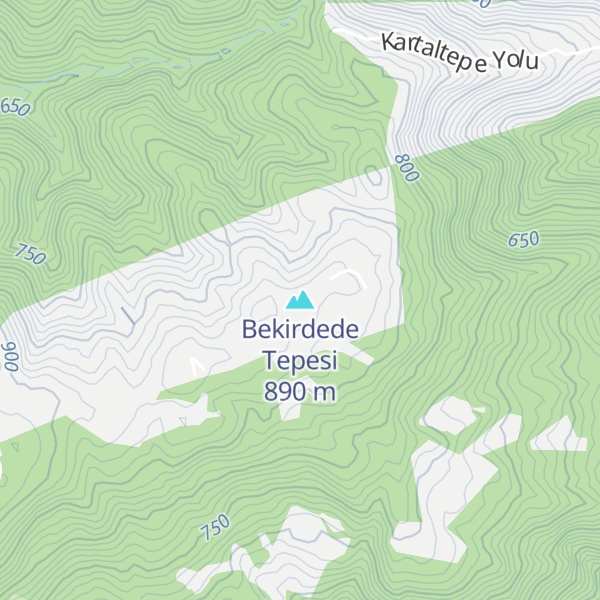 Map of Bekirdede Tepesi