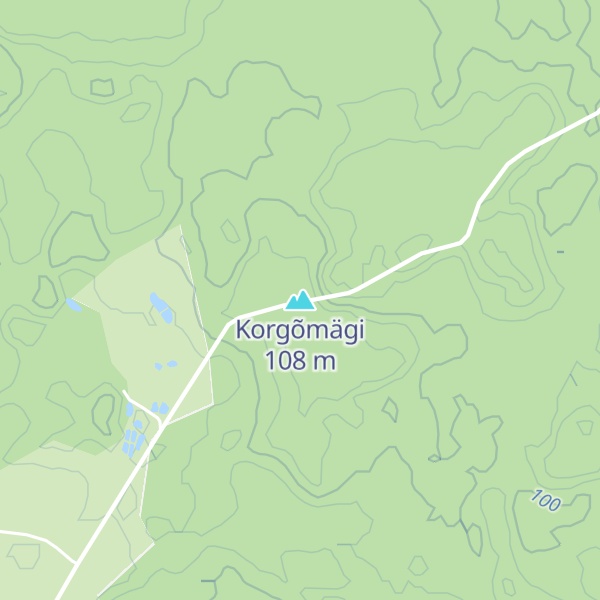Map of Korgõmägi