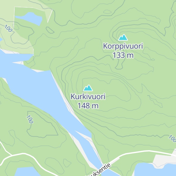 Map of Kurkivuori