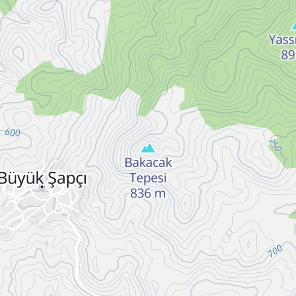 Map of Bakacak Tepesi