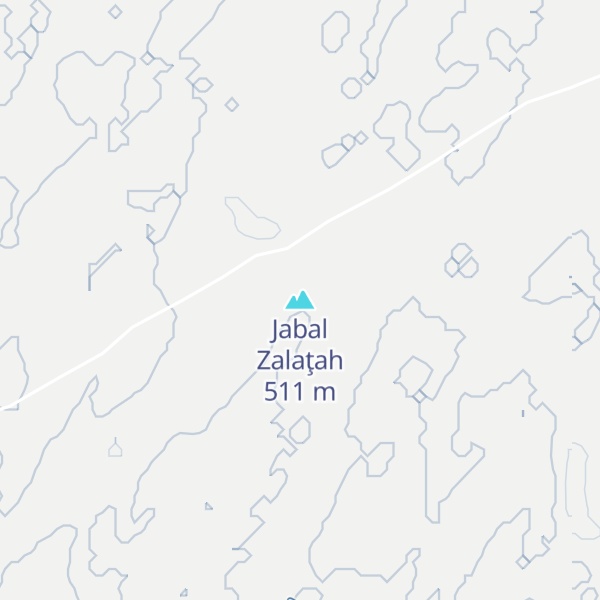 Map of Jabal Zalaţah