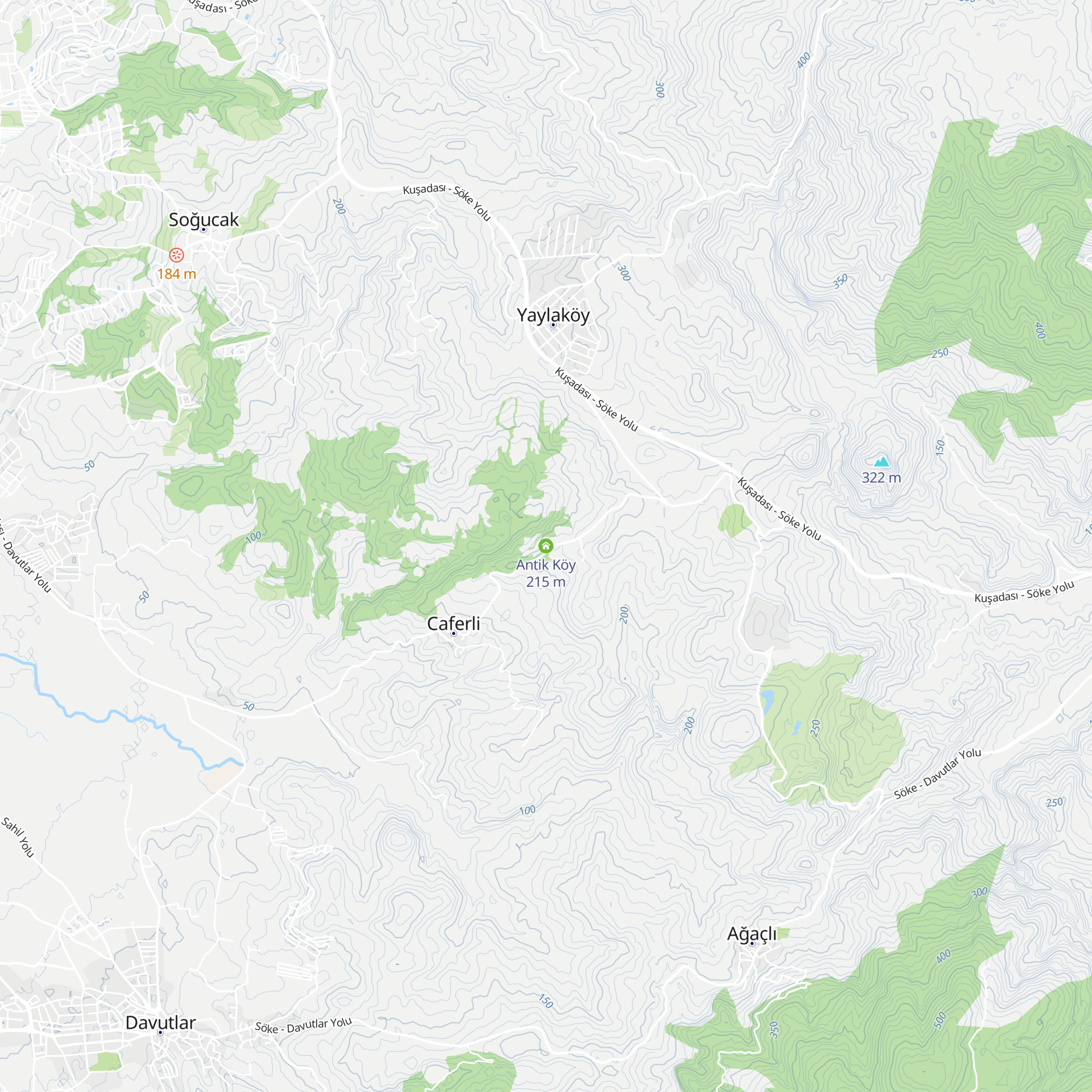 Antik Köy map