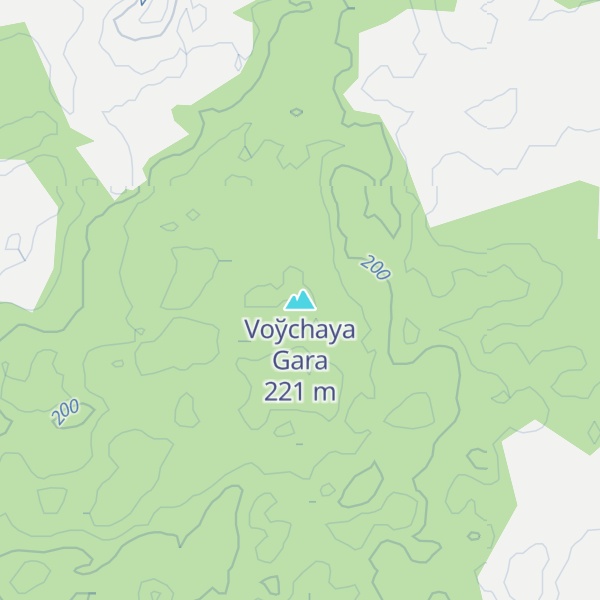 Map of Voўchaya Gara