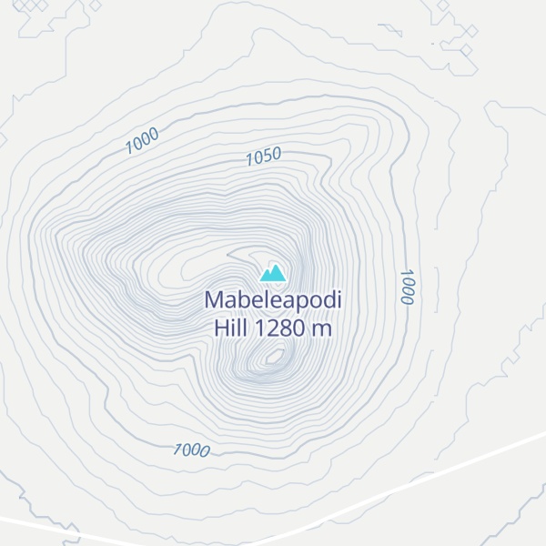 Map of Mabeleapodi Hill