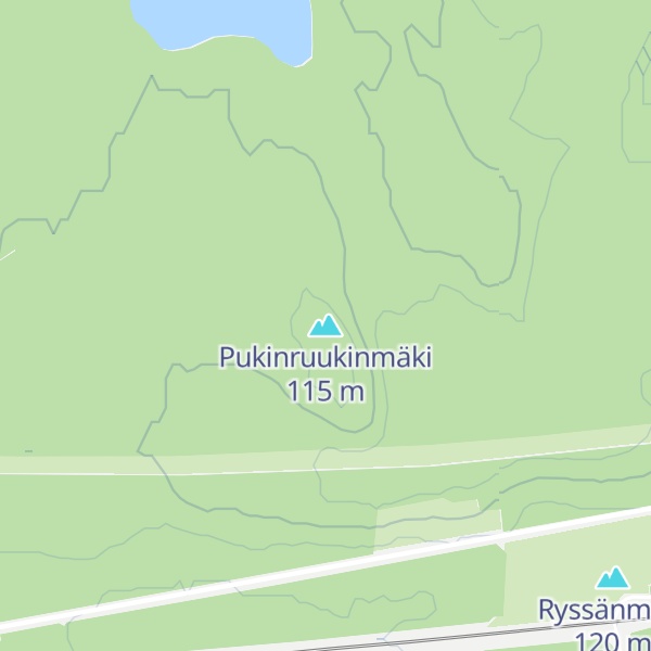 Map of Pukinruukinmäki