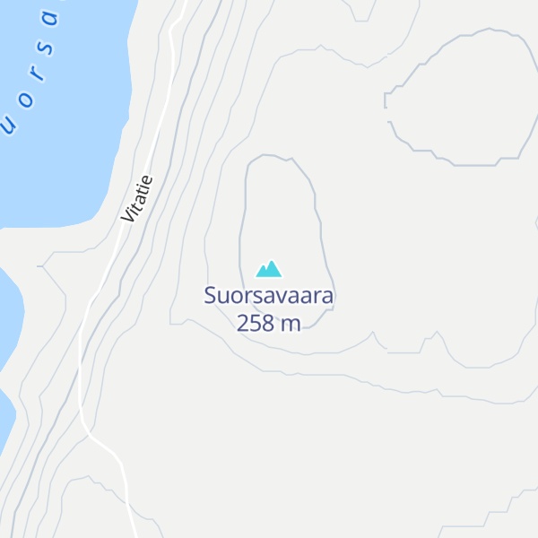 Map of Suorsavaara