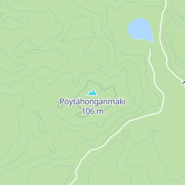 Map of Pöytähonganmäki