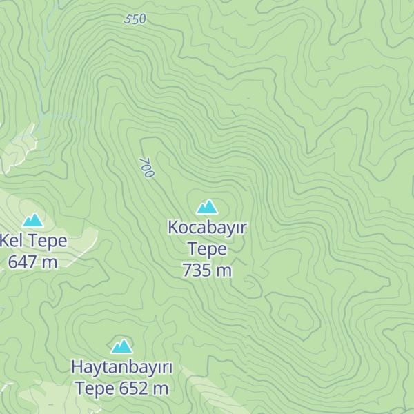 Map of Kocabayır Tepe