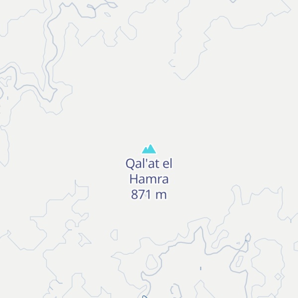 Map of Qal'at el Hamra
