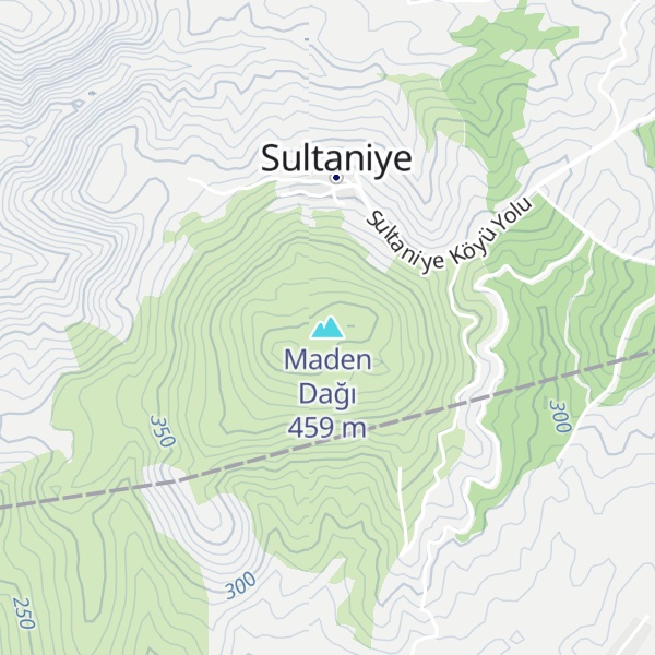 Map of Maden Dağı