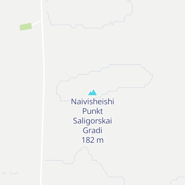 Map of Naivisheishi Punkt Saligorskai Gradi