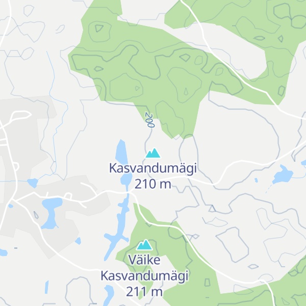 Map of Kasvandumägi