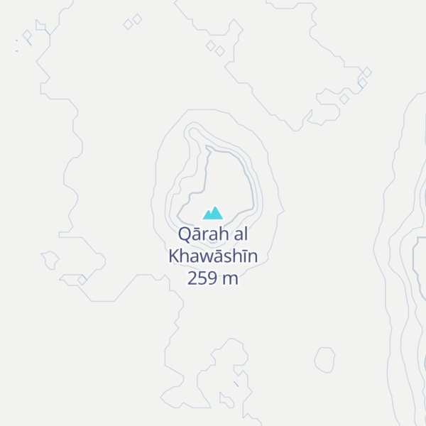 Map of Qārah al Khawāshīn