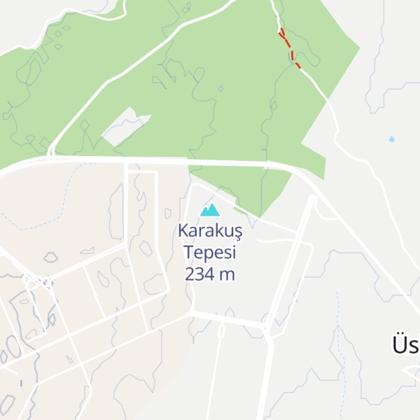 Map of Karakuş Tepesi