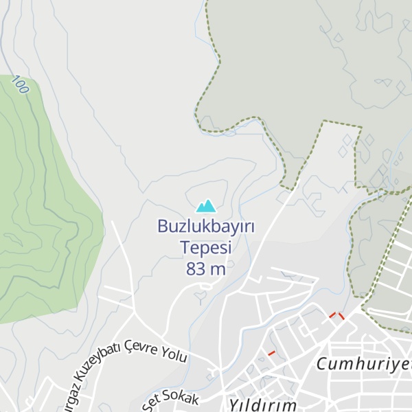Map of Buzlukbayırı Tepesi