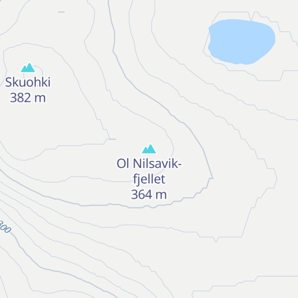 Map of Ol Nilsavik-fjellet