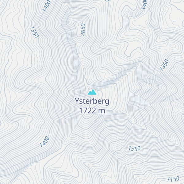 Map of Ysterberg