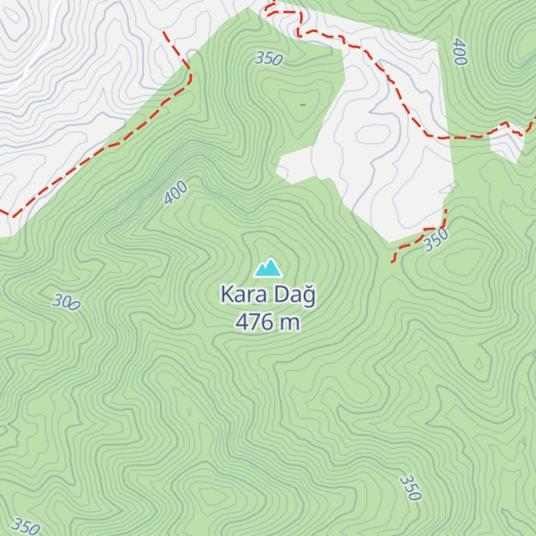 Map of Kara Dağ