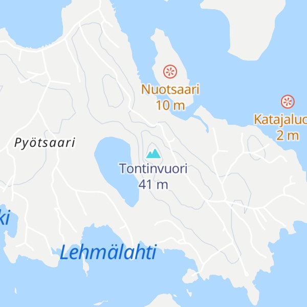 Map of Tontinvuori