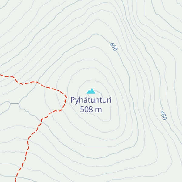 Map of Pyhätunturi