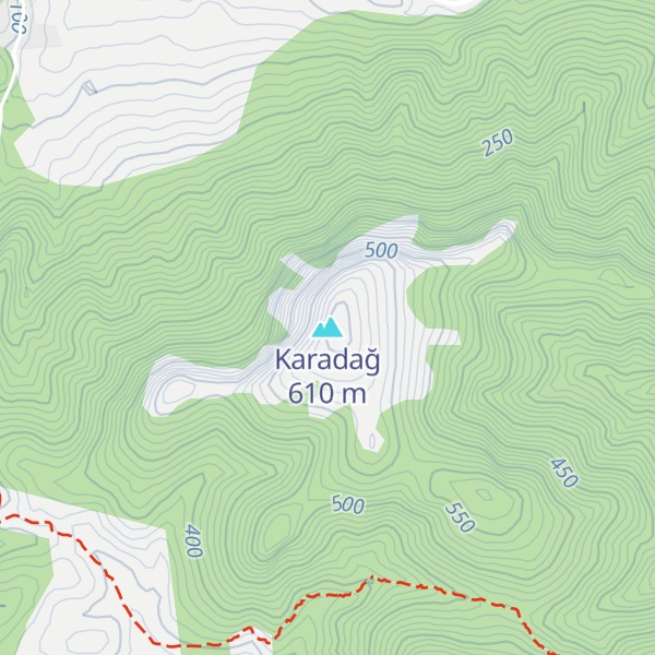 Map of Karadağ