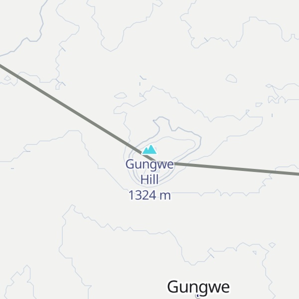 Map of Gungwe Hill