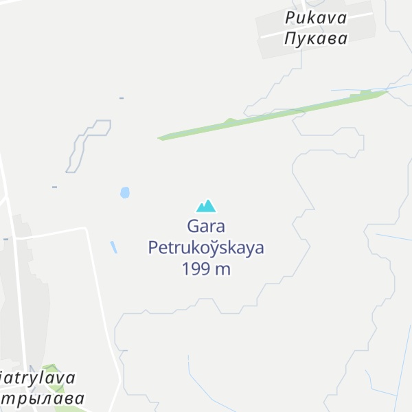 Map of Gara Petrukoўskaya