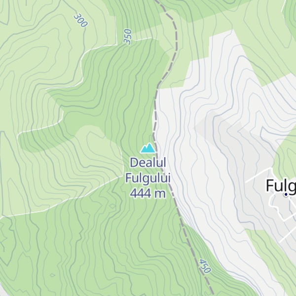 Map of Dealul Fulgului