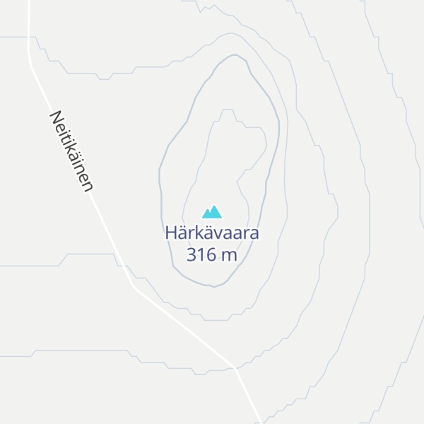 Map of Härkävaara