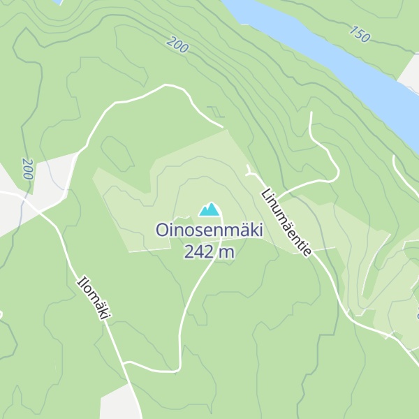 Map of Oinosenmäki