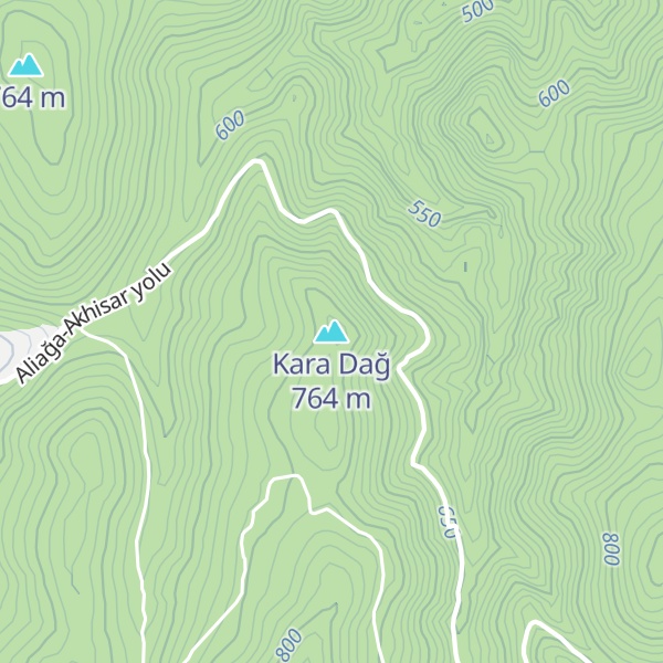 Map of Kara Dağ