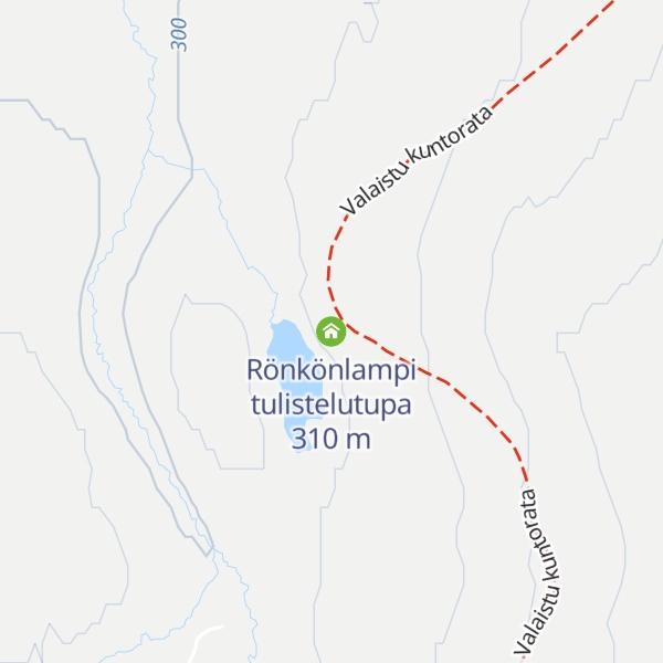 Map of Rönkönlampi tulistelutupa