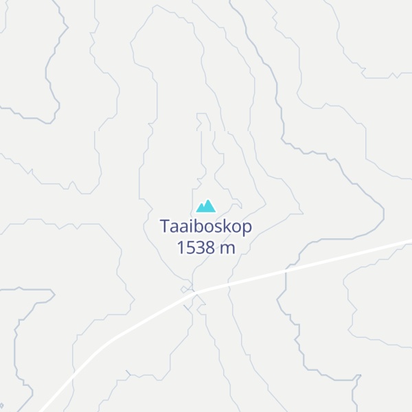 Map of Taaiboskop