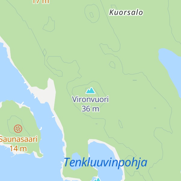 Map of Vironvuori